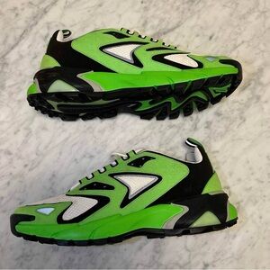 Louis Vuitton Green and Black Sneakers